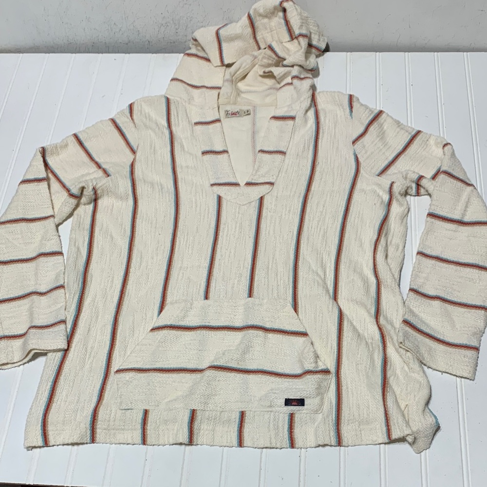 Faherty Pull Over Poncho Hoodie GREAT DEAL